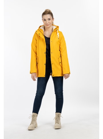 ICEBOUND Damen Regenjacke Mit Teddyfutter in Sonnengelb
