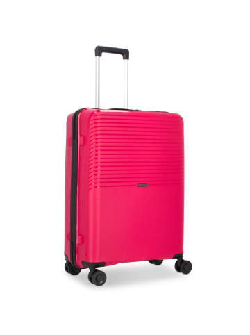 D&N Travel Line 4000 4-Rollen Trolley 66 cm in pink