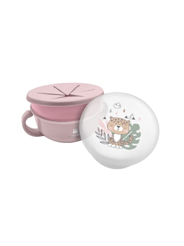 Kikkaboo Kinder Snackschale Savanna  in rosa