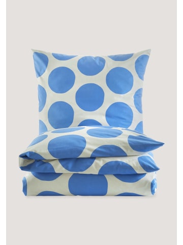Hessnatur Hessnatur Renforcé Bettwäsche Set BOLLO aus reiner Bio-Baumwolle in kornblume