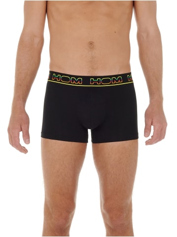 HOM Retro Boxer Ivano no.2 in Schwarz / Rot