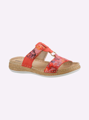 Fischer Pantolette in rot