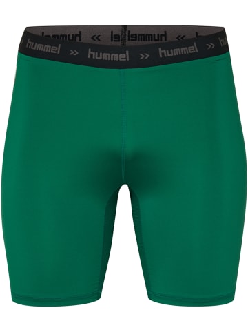 Hummel Enge Shorts Hml First Performance Tight Shorts in EVERGREEN