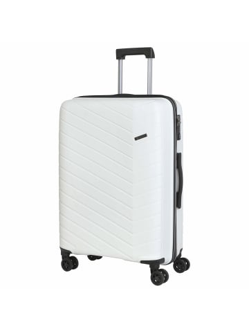 Check.In Orlando - 4-Rollen-Trolley 67 cm (gelb) in weiß