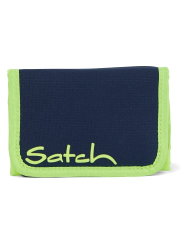 Satch Geldbörse 13 cm in dark blue neon yellow