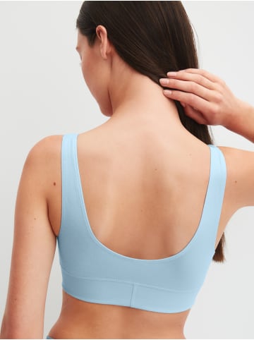 Calida Bustier in cascade blue