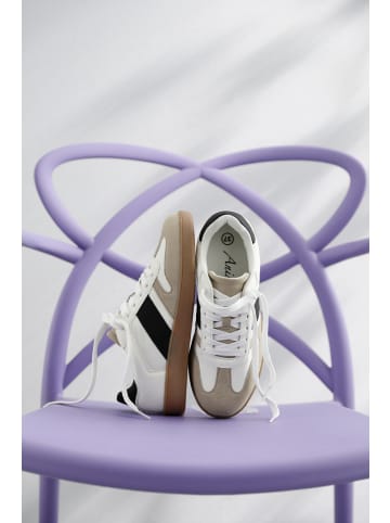 Aniston SHOES Sneaker in weiß-beige-schwarz