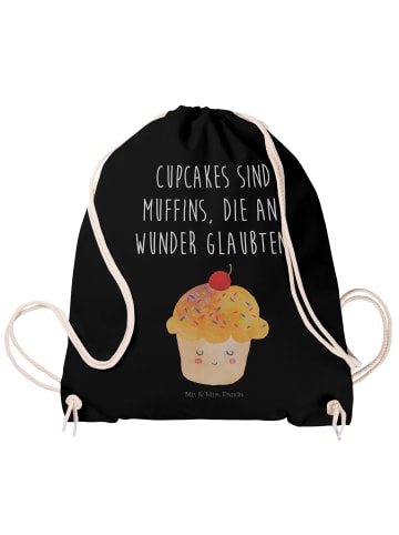 Mr. & Mrs. Panda wander rucksack Cupcake mit Spruch in Schwarz