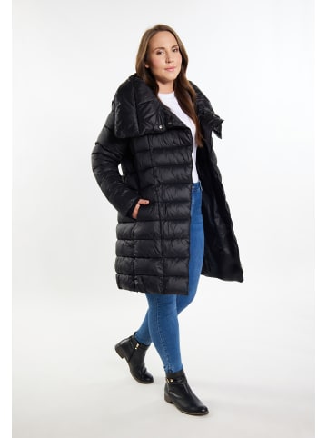 Usha Damen Steppmantel in Schwarz