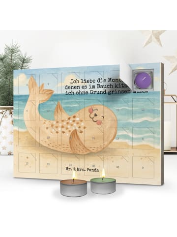 Mr. & Mrs. Panda Duftkerzen Adventskalender Robbe Liegen Design ... in Weiß