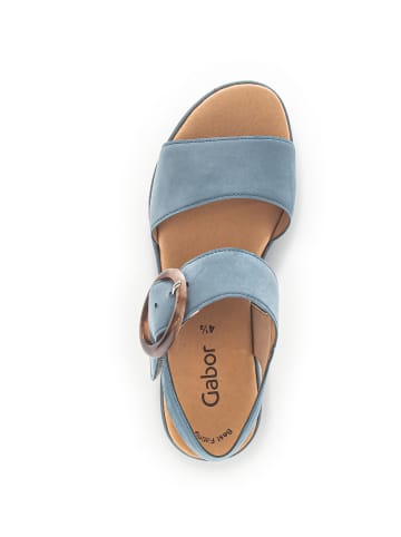 Gabor Fashion Plateau Sandale in blau