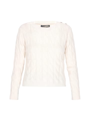 DreiMaster Damen Pullover in Wollweiss