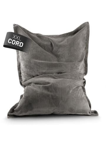 Lumaland LUMALAND Sitzsack Classic XXL Cord 380 L - 140 x 180 cm - mit waschbarem Bezug