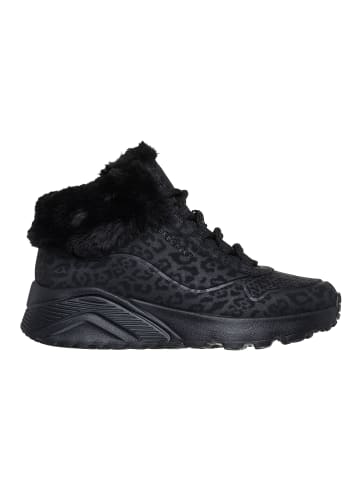 Skechers Sneakers Low UNO LITE - Cozy Leopard in schwarz