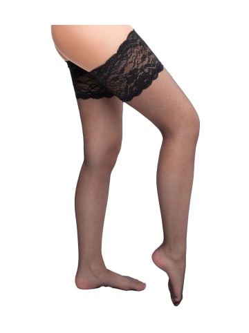 Trasparenze Halterlose Strümpfe VOILE in black