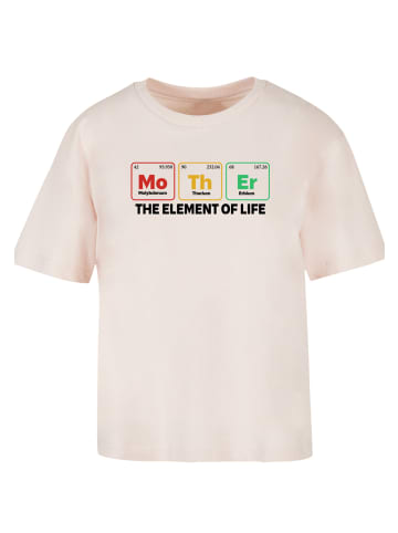 F4NT4STIC Tee Mothers Day Minimalist Periodic Table Geeky Mom in pink