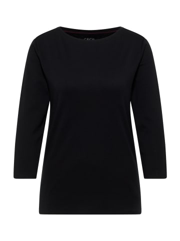 Cecil 'Basic U-Boot Shirt' Schwarz