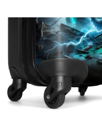 NoBoringSuitCases Suitcase, Koffer, Reisekoffer Monstertruck Blitz