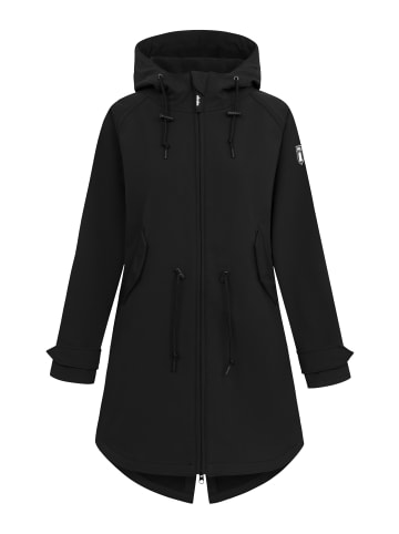 Derbe Jacke Island Friese in jet black