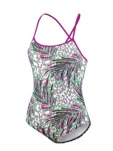 BECO the world of aquasports Badeanzug Maxmove Swimsuit BECO-Aqua-Jungle in weiß-bunt