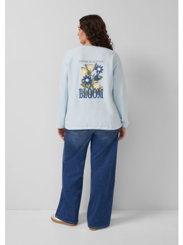 s.Oliver Sweatshirt  in  51D0_arktisblau