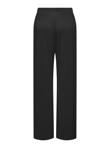 JACQUELINE de YONG Hose weiter Beinschnitt hoher Taille elegant in Schwarz