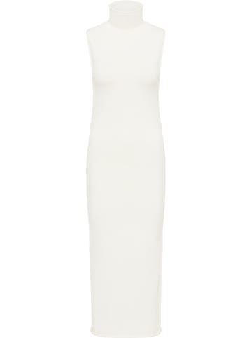 DreiMaster Damen Strickkleid in Wollweiss