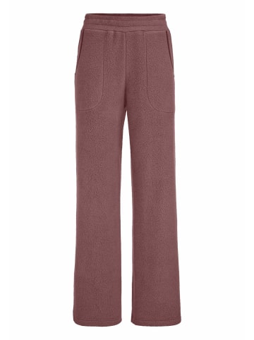 Hessnatur Fleece Hose in rosébraun