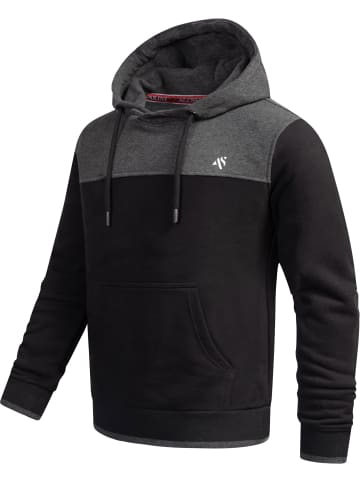 Alessandro Salvarini Kapuzenpullover AS-312 in Schwarz