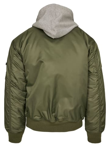 Brandit Bomberjacken in olive/grey