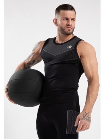 Gorilla Wear Norton Nahtloses Tanktop – Schwarz