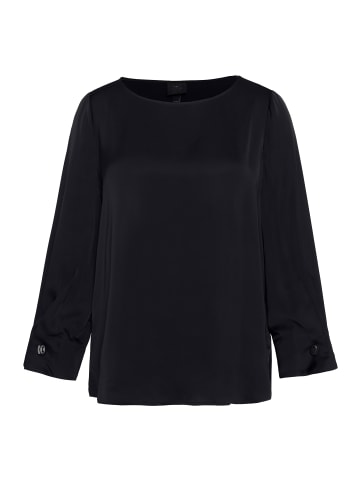 Ulla Popken Hemdbluse in schwarz