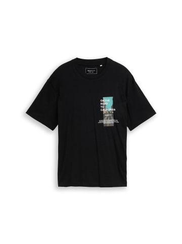 TOM TAILOR Denim Shirt in schwarz mehrfarbig - 0002