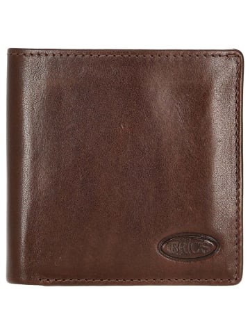 BRIC`s Monte Rosa - Geldbörse 4cc 9 cm RFID (black) in braun