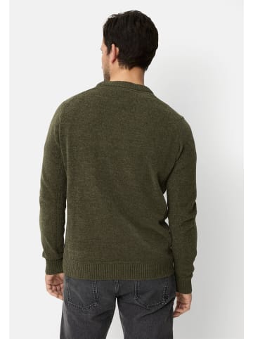 Camel Active Pullover mit Rundhalskragen in Waldgrün