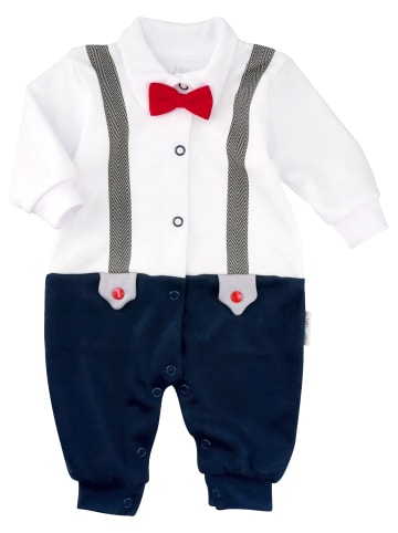 Baby Sweets Strampler Lieblingsstücke in blau weiß navy