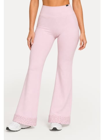 SMILODOX LEO Schlagleggings Lithara Solid in Rosa Leo