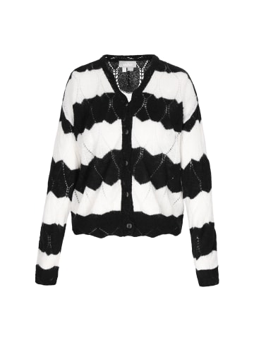 Usha Cardigan in black offwhite