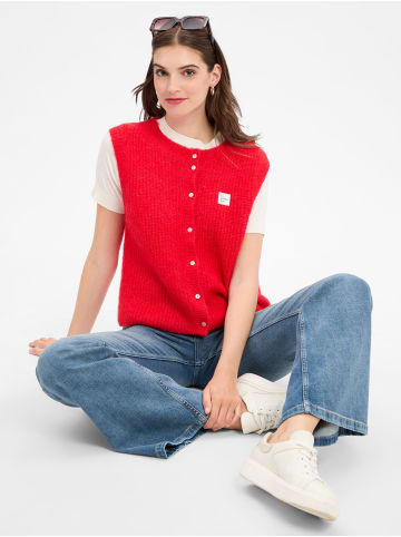 American Vintage Strickjacke East in rot - 0004