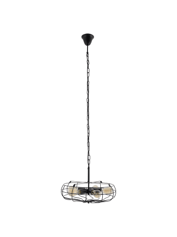 näve Pendelleuchte "ALEX" in schwarz - (L)47.5 cm x (B)47.5 cm x (H)14.5 cm