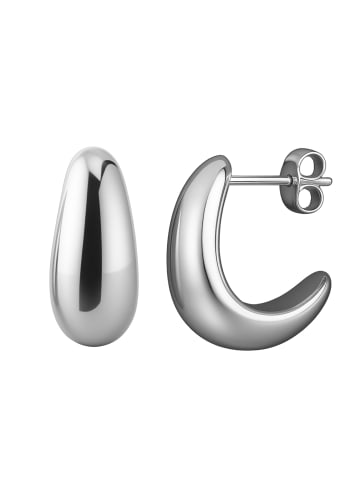 Steel_Art Ohrstecker Damen Freydis silberfarben poliert in silberfarben poliert