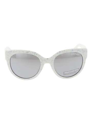 Skechers Kinder Sonnenbrille Katzenauge Weiß