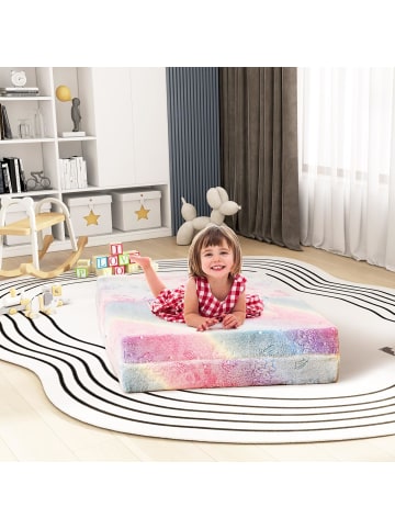 COSTWAY Modulares Kindersofa in Bunt