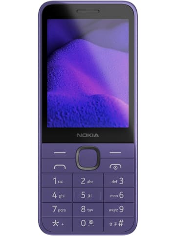 Nokia 235 4G Feature-Phone bietet EIN 2,8 Zoll Display Dual-SIM purple