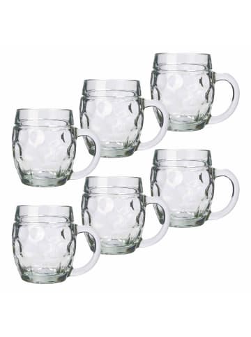 Stölzle 6er Set Bierkrüge Tübinger in 500 ml in transparent
