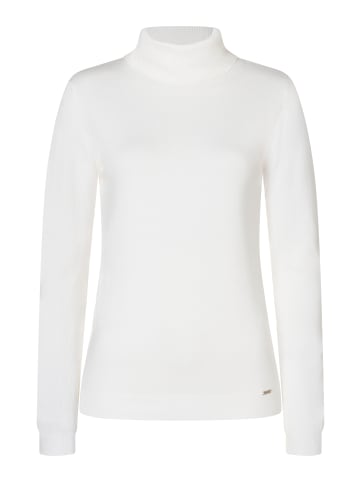 More & More figurbetonter Rollkragenpullover in off white