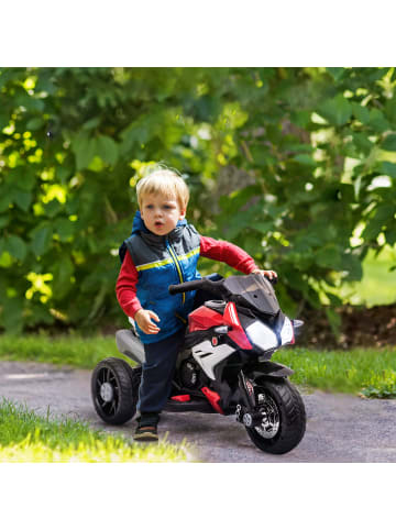 HOMCOM Elektro Kindermotorrad max. 25 kg Rot