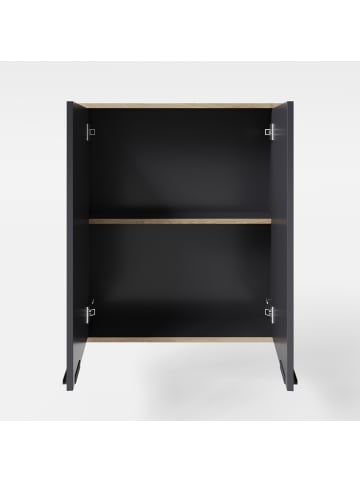 Phoenix Group AG  Wandschrank MORENA mit 2 Türen, Grau/Eiche