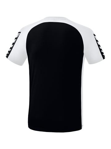 erima Herren Six Wings T-Shirt in schwarz/weiss