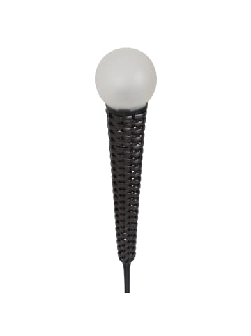 näve LED Solarleuchte "INTI" in braun - (L)10 cm x (B)10 cm x (H)54 cm